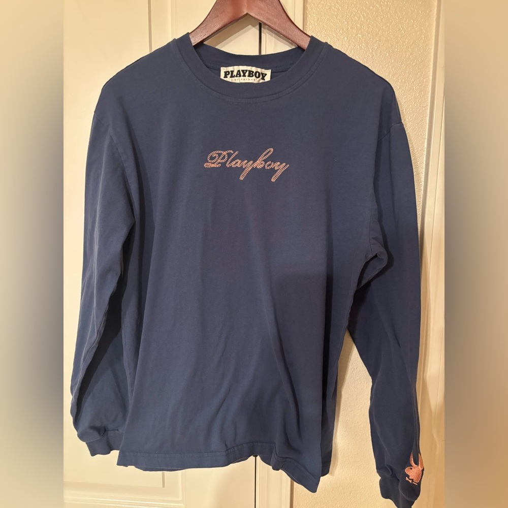 Playboy Navy Blue long sleeve Shirt by PacSun
